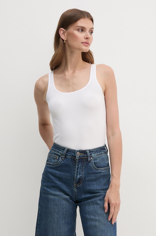 United Colors of Benetton top fehér 1X1BD8106