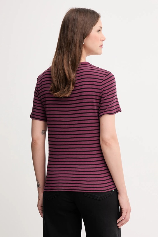 Odzież United Colors of Benetton t-shirt bawełniany 30YSE16A0 fioletowy