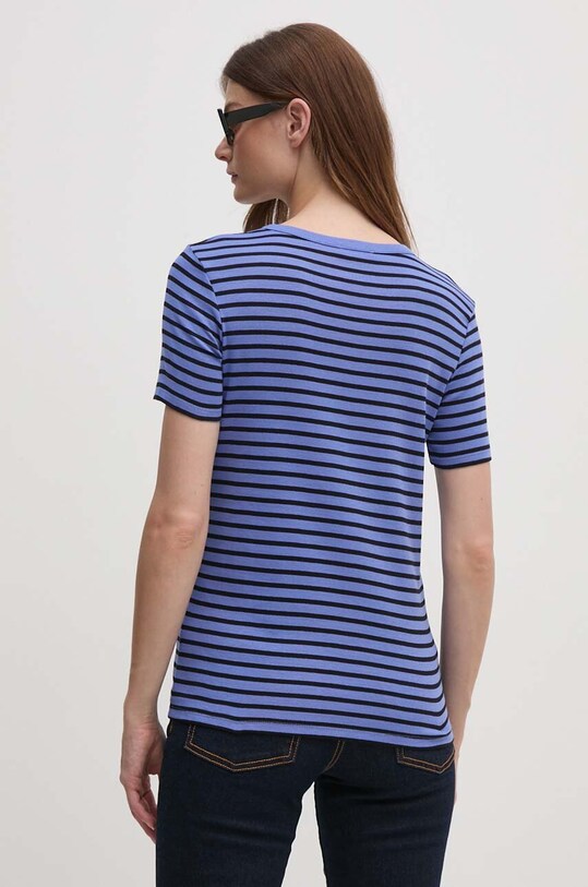 Одежда Хлопковая футболка United Colors of Benetton 30YSE16A0 голубой