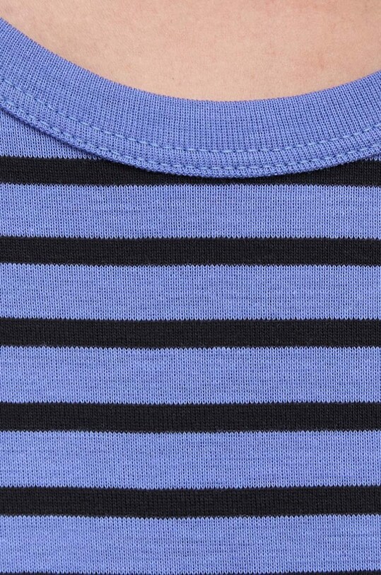 Хлопковая футболка United Colors of Benetton 30YSE16A0 голубой