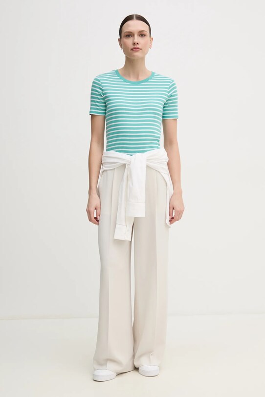 United Colors of Benetton t-shirt in cotone 30YSE16A0 turchese SS25