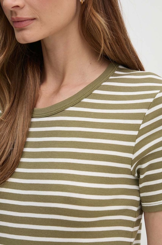 Хлопковая футболка United Colors of Benetton 30YSE16A0 зелёный