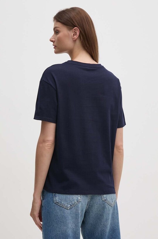Ρούχα Βαμβακερό μπλουζάκι United Colors of Benetton 3096D102O σκούρο μπλε