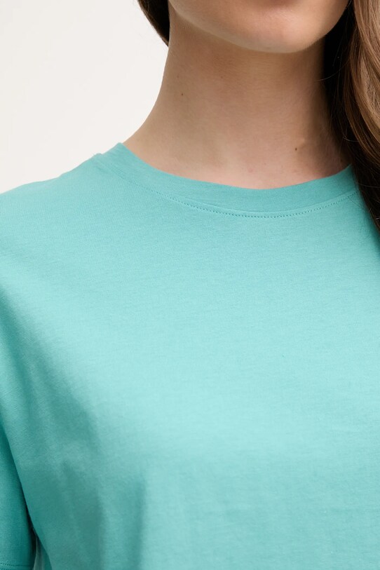 United Colors of Benetton tricou din bumbac turcoaz 3096D102O