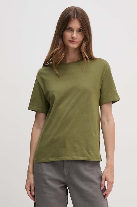 United Colors of Benetton t-shirt in cotone verde 3096D102O
