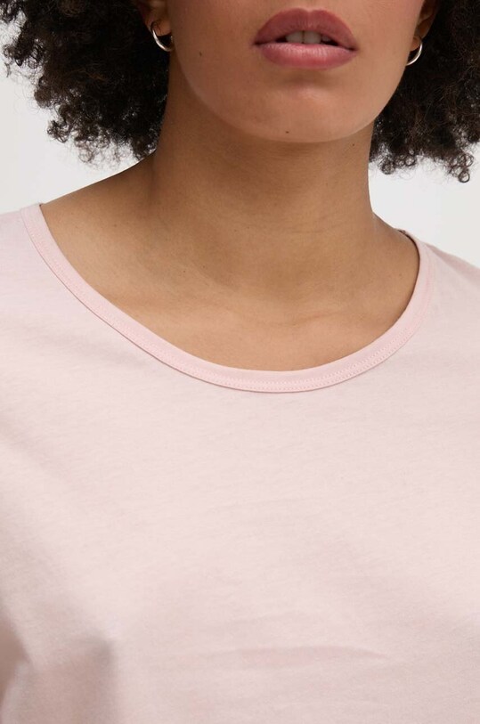 United Colors of Benetton tricou din bumbac 31VKD104K roz