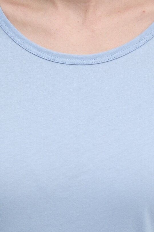 United Colors of Benetton t-shirt bawełniany 31VKD104K niebieski