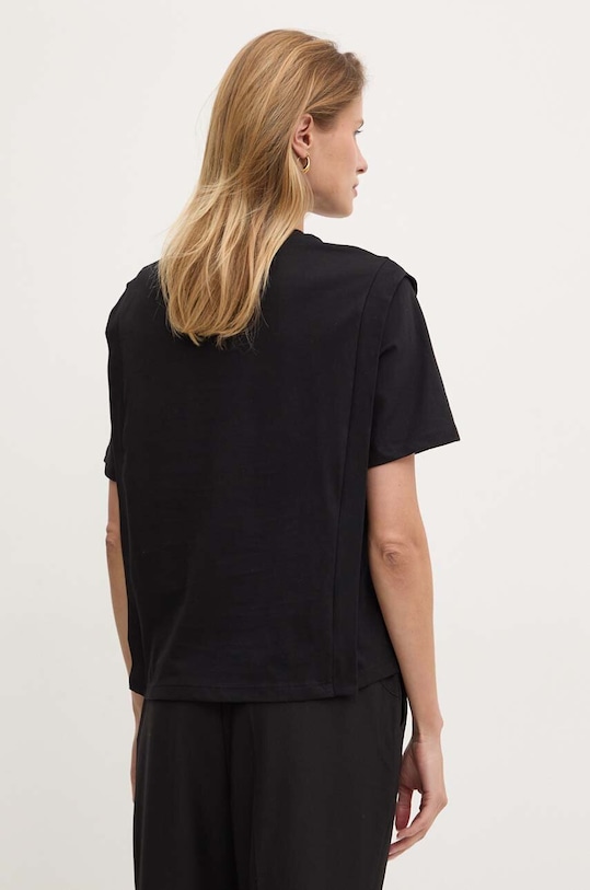 Oblečení Bavlněné tričko United Colors of Benetton 3BL0D1088 černá