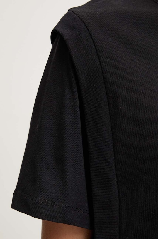 Bavlněné tričko United Colors of Benetton 3BL0D1088 černá