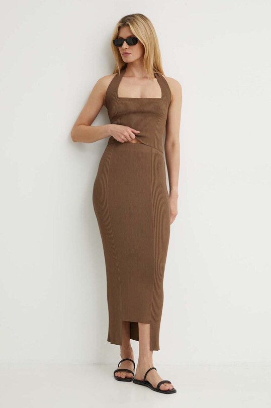 Топ By Malene Birger RONDA Q72264003 коричневый AW24