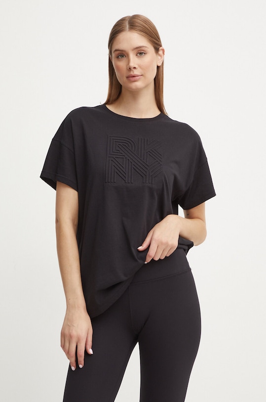 Oblečení Bavlněné tričko Dkny DP4T9851 černá