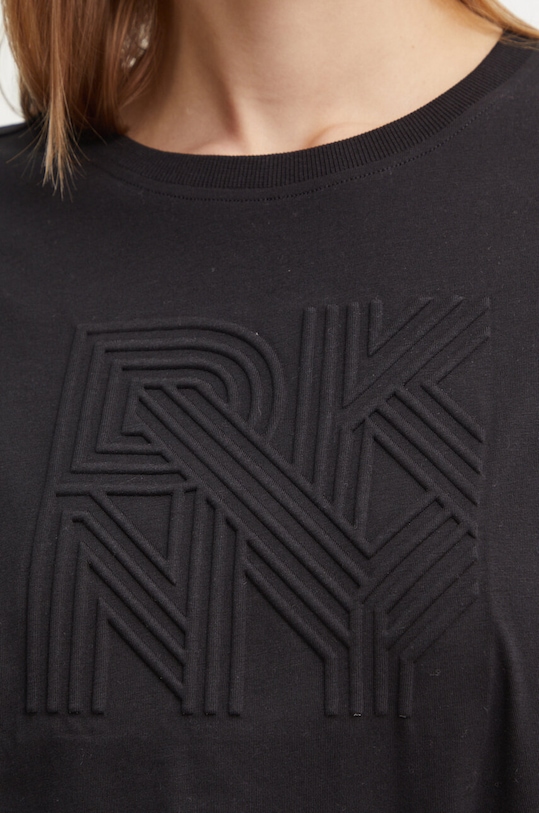 Bavlněné tričko Dkny černá DP4T9851