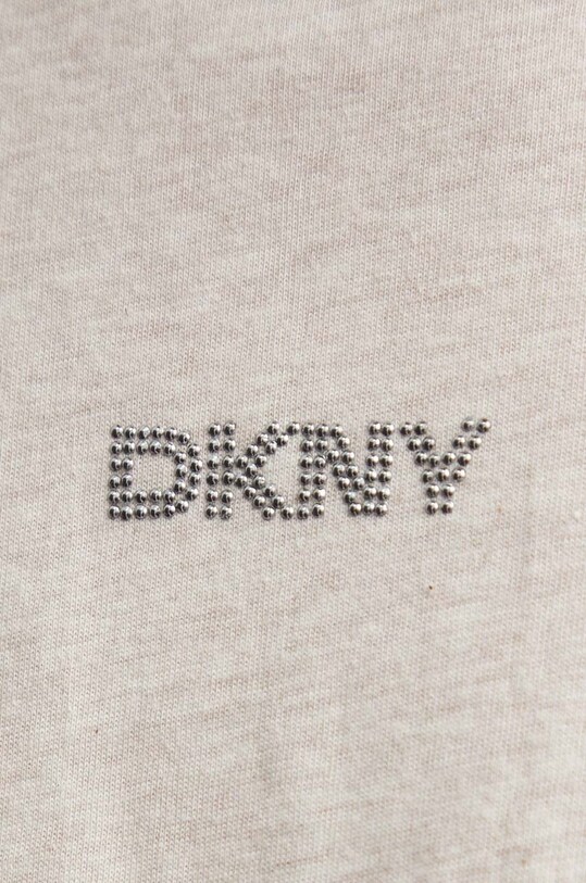 Хлопковая футболка Dkny бежевый DP4T9994