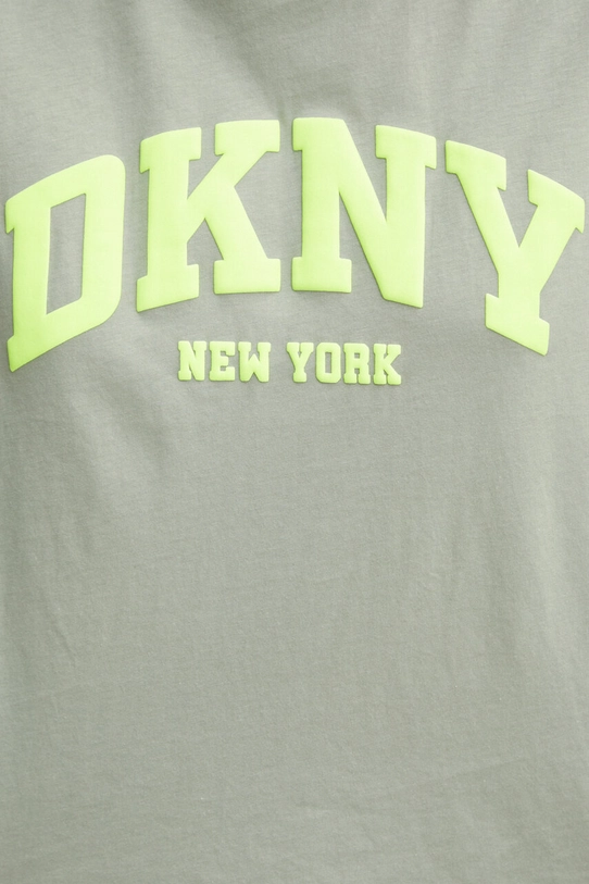 Dkny t-shirt bawełniany DP4T9945 zielony