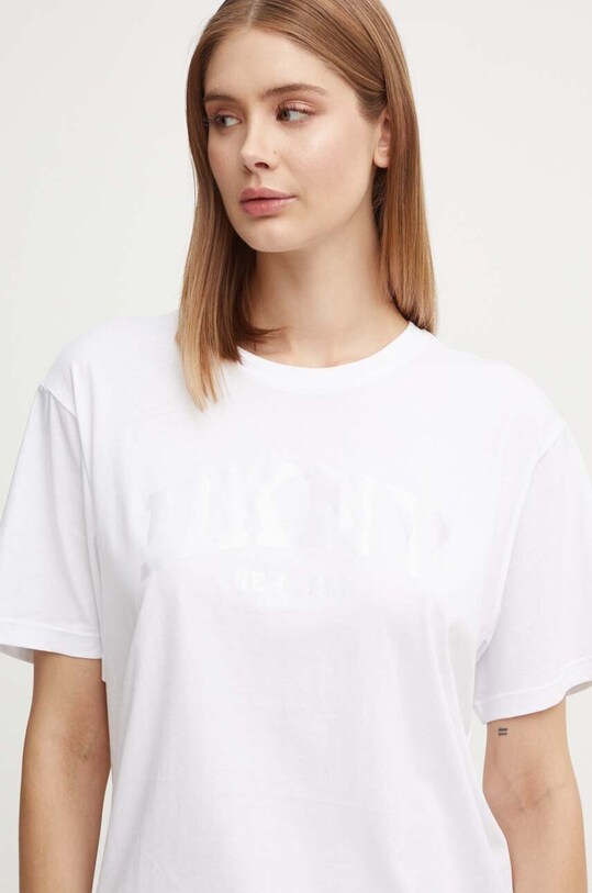 Хлопковая футболка Dkny белый DP4T9812