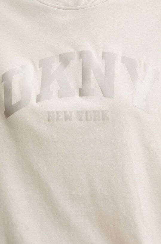 Bavlnené tričko Dkny DP4T9812 béžová