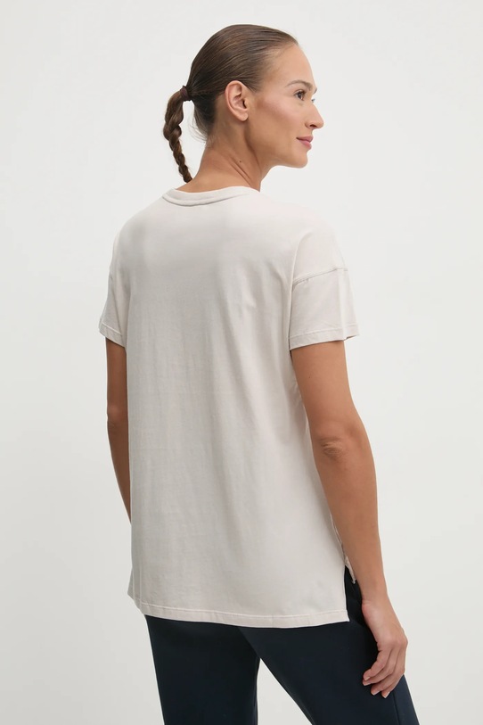 Oblečení Bavlněné tričko Dkny DP4T1036 béžová