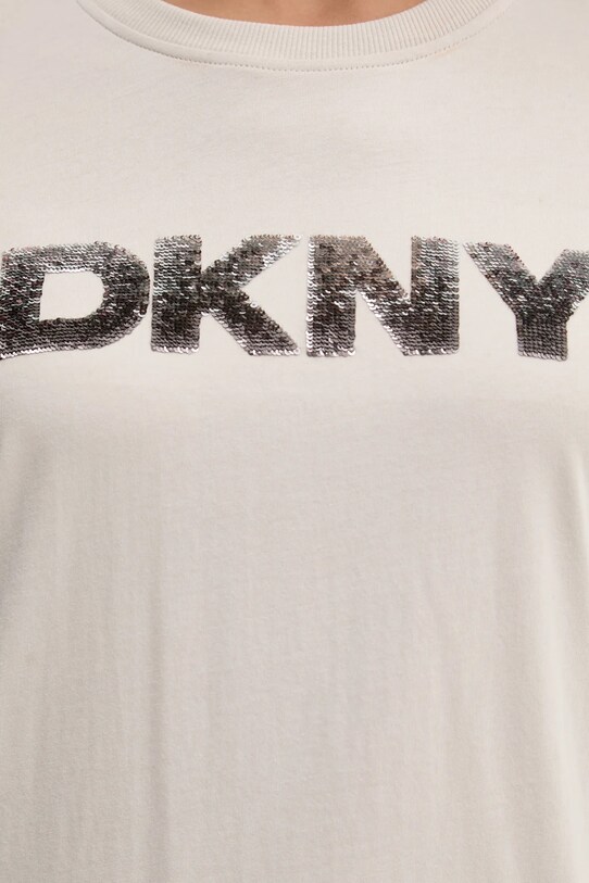 Dkny tricou din bumbac DP4T1036 bej