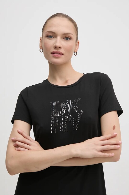 Dkny t-shirt fekete P4MHYWNA