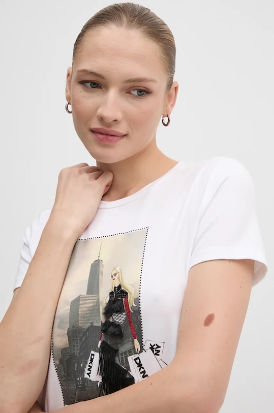 Tričko Dkny bílá P4MHXWNA