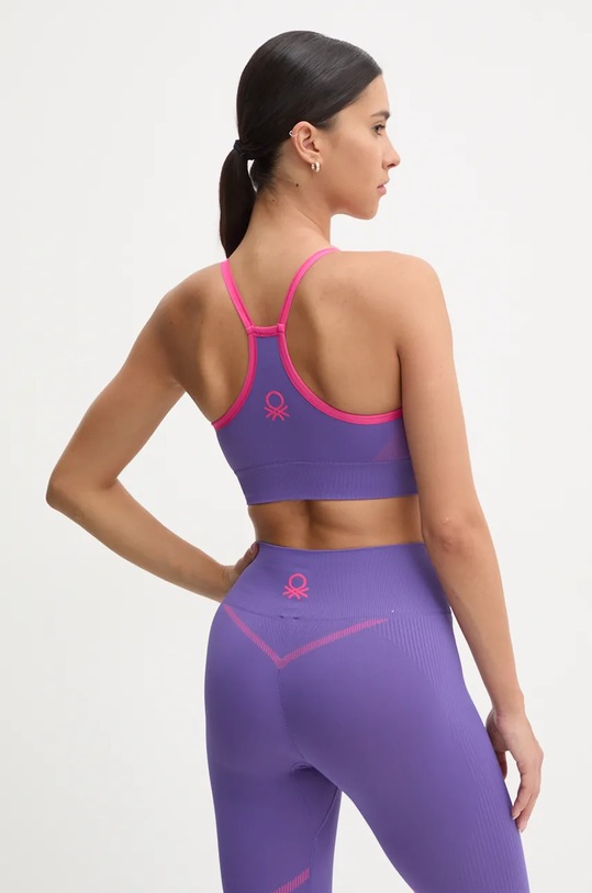 Oblečení Sportovní podprsenka United Colors of Benetton 189T3H00E fialová