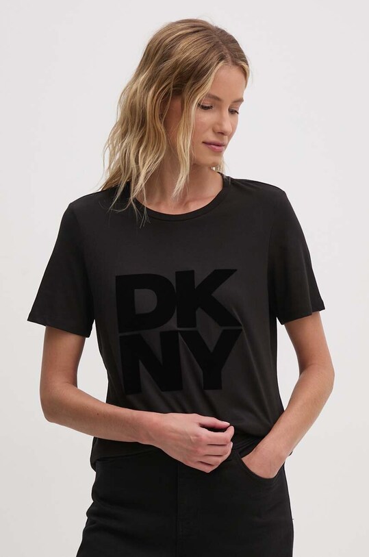 Одежда Хлопковая футболка Dkny D2G4A221 чёрный