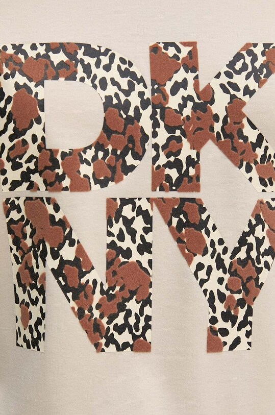 Dkny t-shirt beżowy D2G4A174