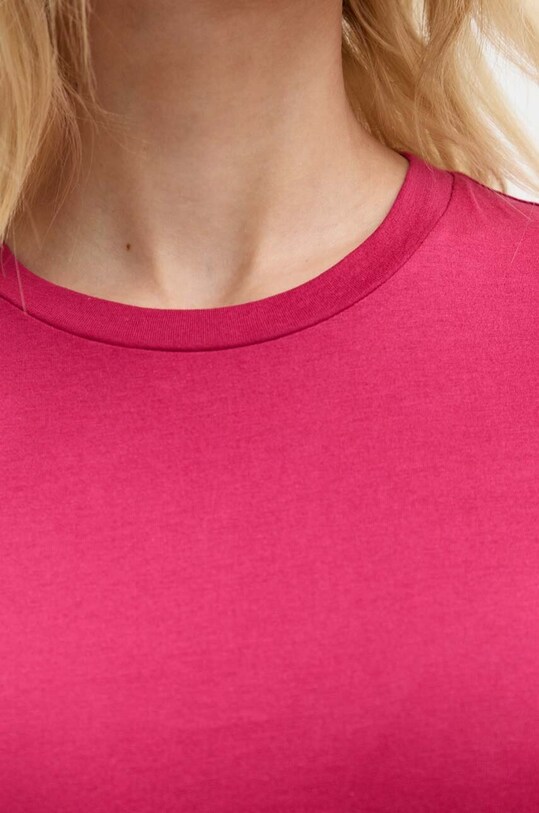 Theory t-shirt bawełniany L1024521 różowy