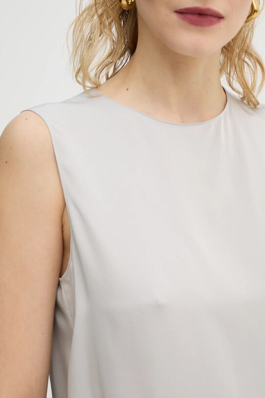 Theory top de mătase M0102539 gri
