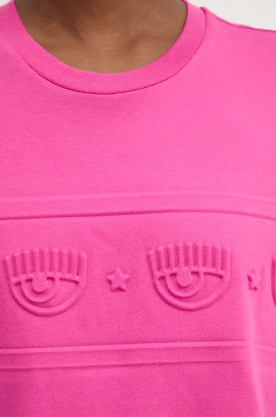 Chiara Ferragni t-shirt bawełniany 77CBHK09 różowy