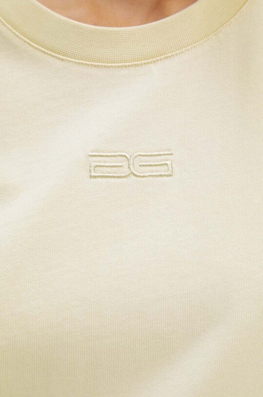Gestuz tricou din bumbac 10909249 bej