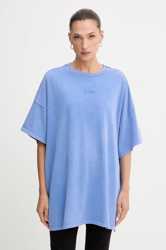 Gestuz tricou din bumbac albastru 10909249