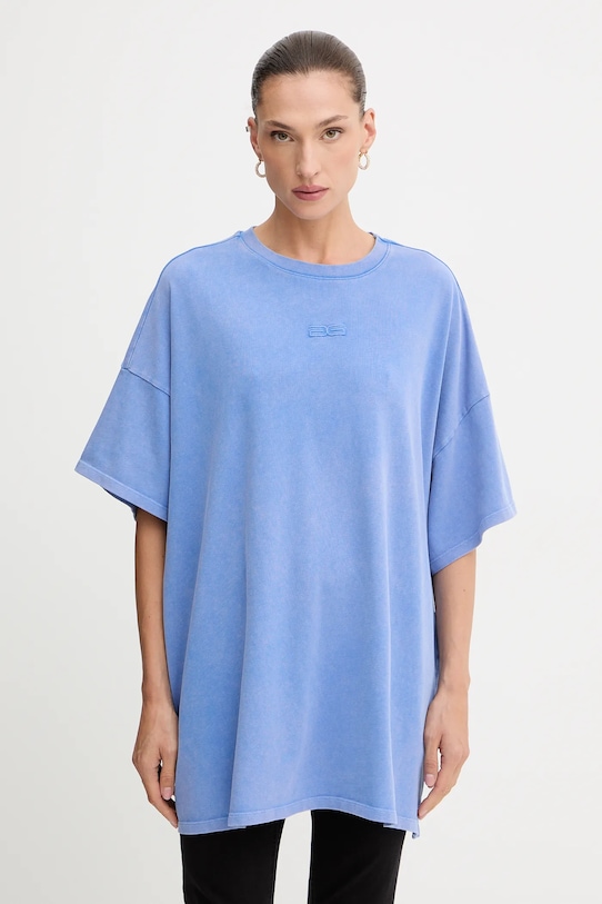 Gestuz tricou din bumbac albastru 10909249