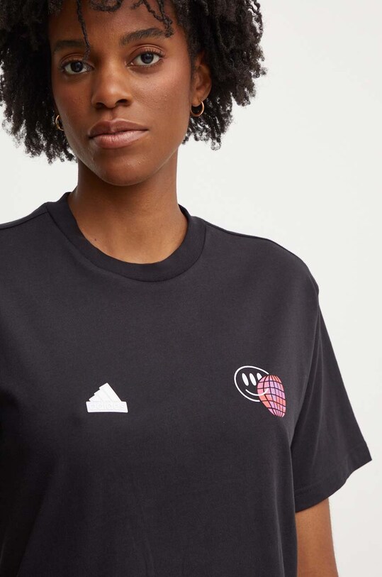 adidas tricou din bumbac Tiro negru IW5180