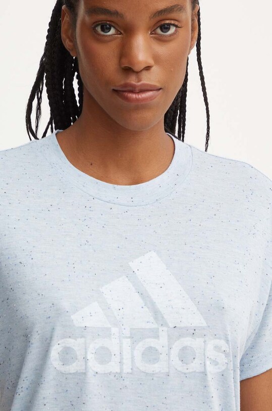 adidas t-shirt niebieski IW7717