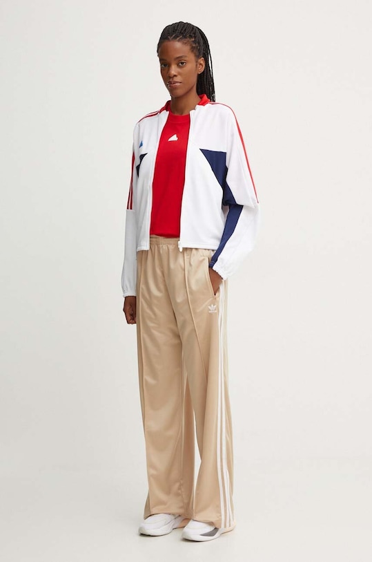 Βαμβακερό μπλουζάκι adidas Express IW8643 κόκκινο AW24