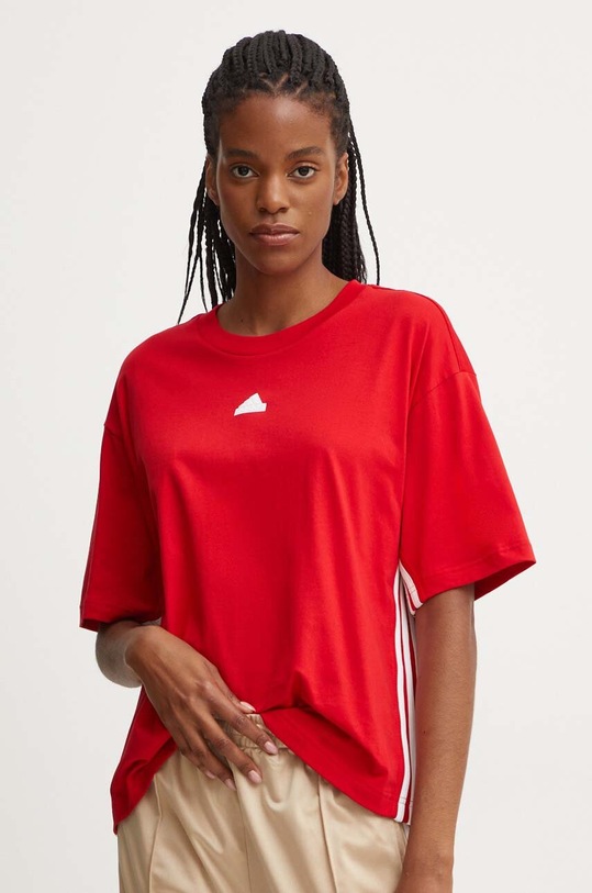 Хлопковая футболка adidas Express красный IW8643