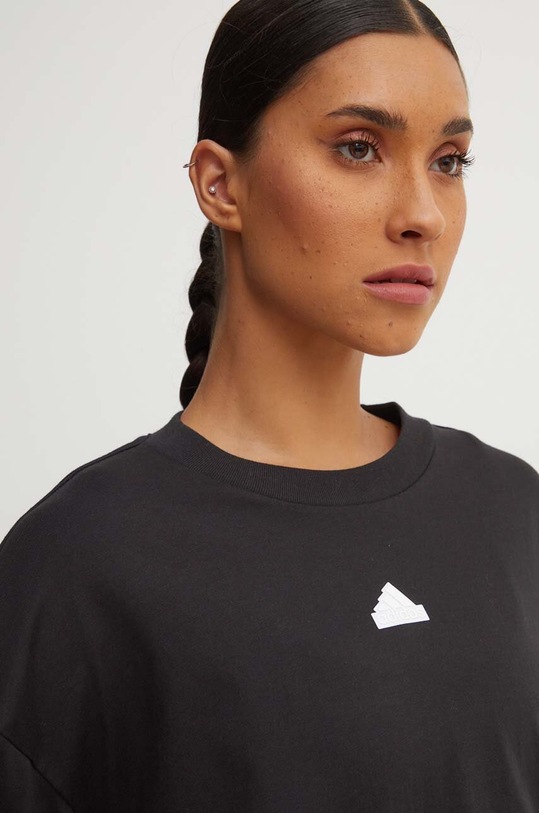 adidas t-shirt bawełniany Express czarny IX3740