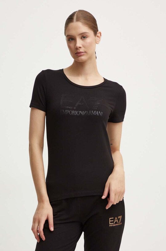 Îmbrăcăminte EA7 Emporio Armani tricou TJQCZ.6DTT14.1200 negru