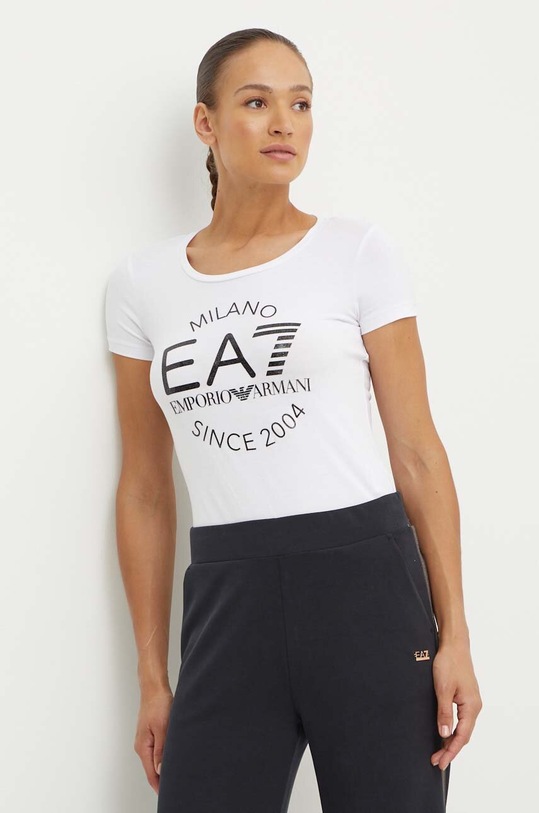 Тениска EA7 Emporio Armani бял TJQCZ.6DTT20.1100