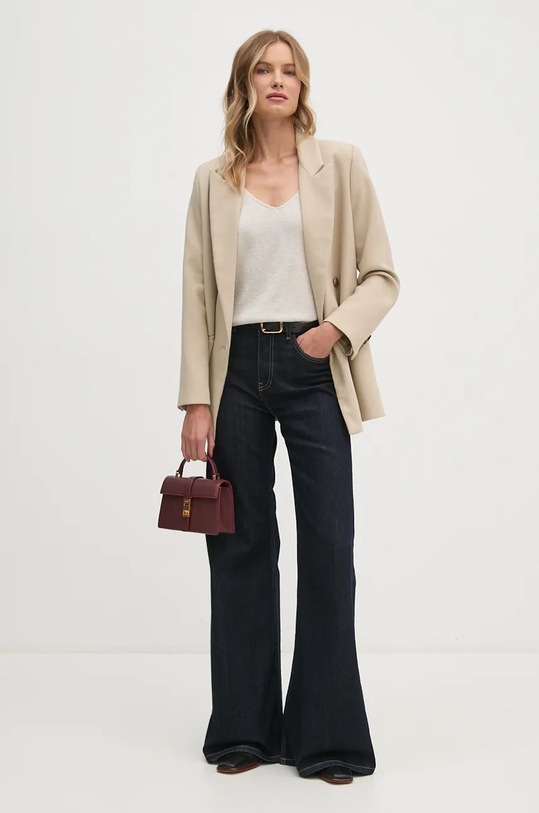 United Colors of Benetton top 1194DH015 argintiu AW24