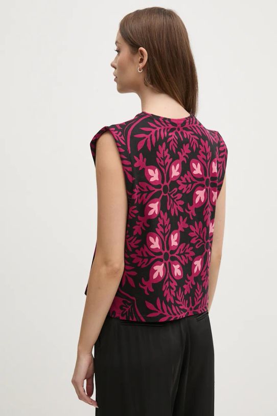 Îmbrăcăminte United Colors of Benetton tricou din bumbac 3NVSD108Y roz