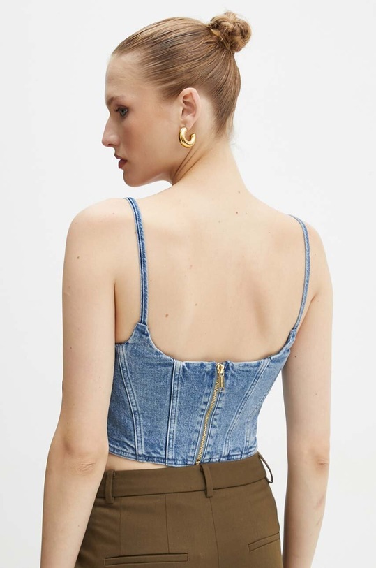 Îmbrăcăminte MICHAEL Michael Kors top din denim MT440OFEB1 albastru