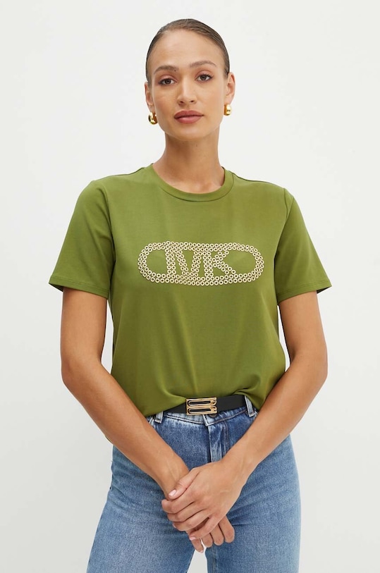 MICHAEL Michael Kors t-shirt regular zielony MT4519LANU