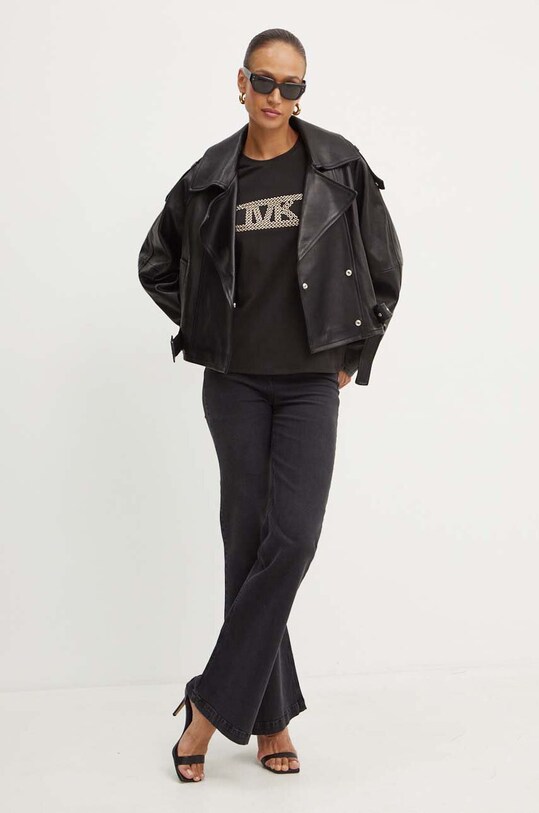 MICHAEL Michael Kors t-shirt MT4519LANU czarny AW24