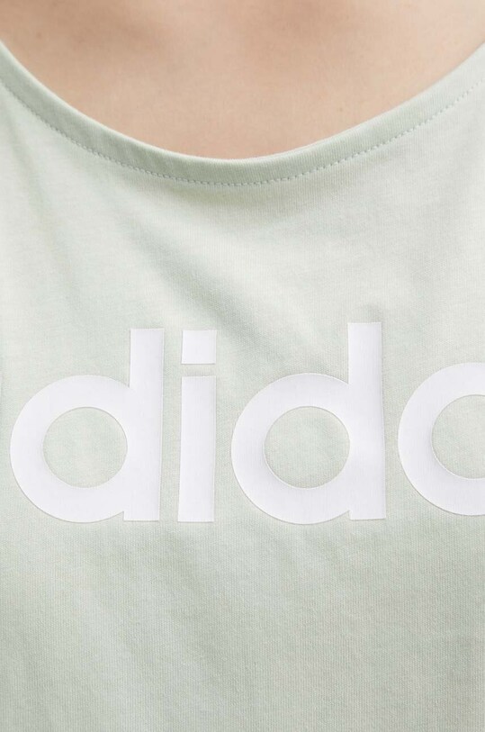 adidas top din bumbac Essentials IY9182 verde