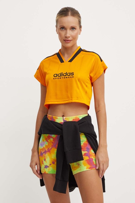 adidas t-shirt Tiro pomarańczowy IZ2089