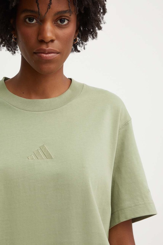 adidas tricou din bumbac All SZN verde JF8771