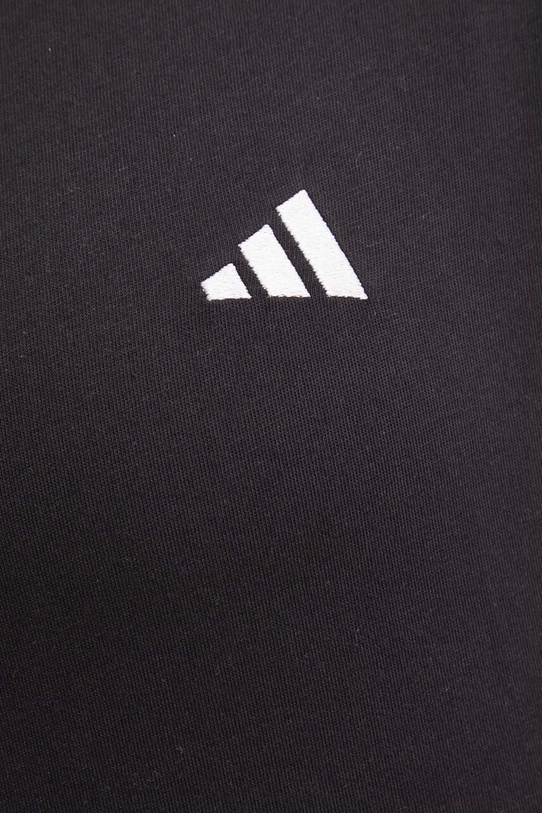 adidas t-shirt bawełniany Essentials JH3690 czarny