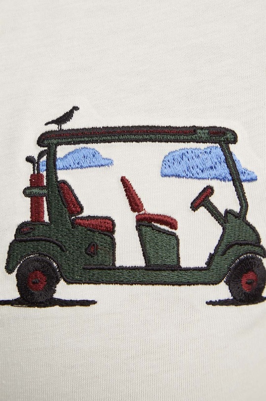 Бавовняна футболка EA7 Emporio Armani бежевий TJZPZ.6DTT35.1910